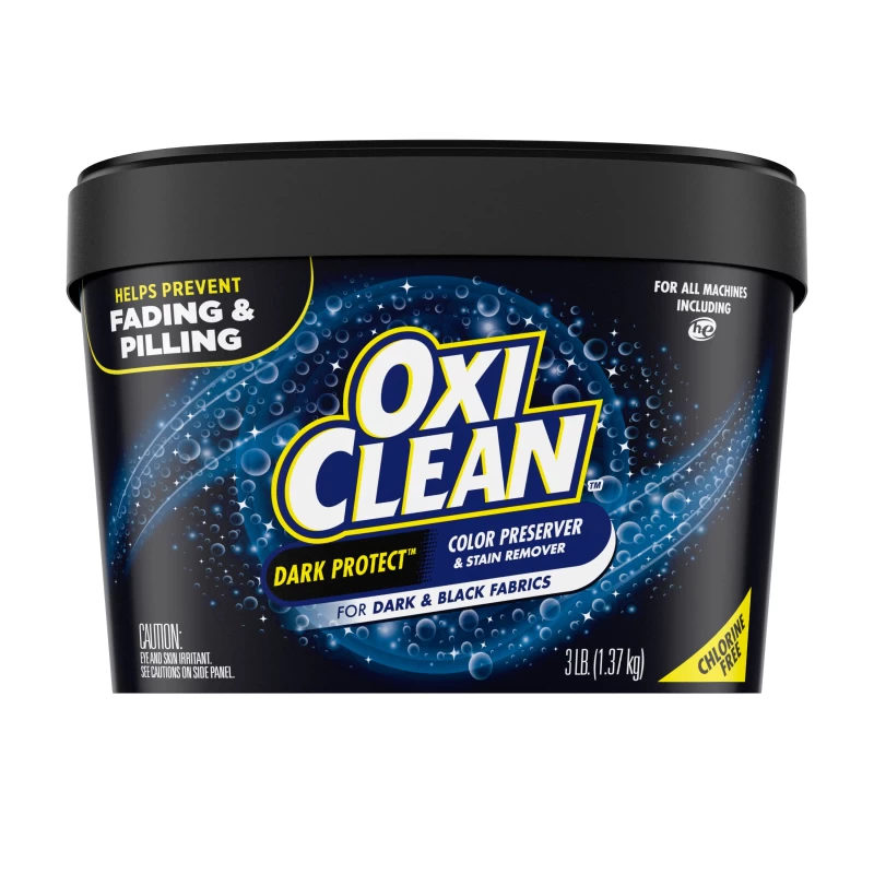 OxiClean Dark Protect Laundry Booster, Laundry Stain Remover for Clothes, 3 Lbs