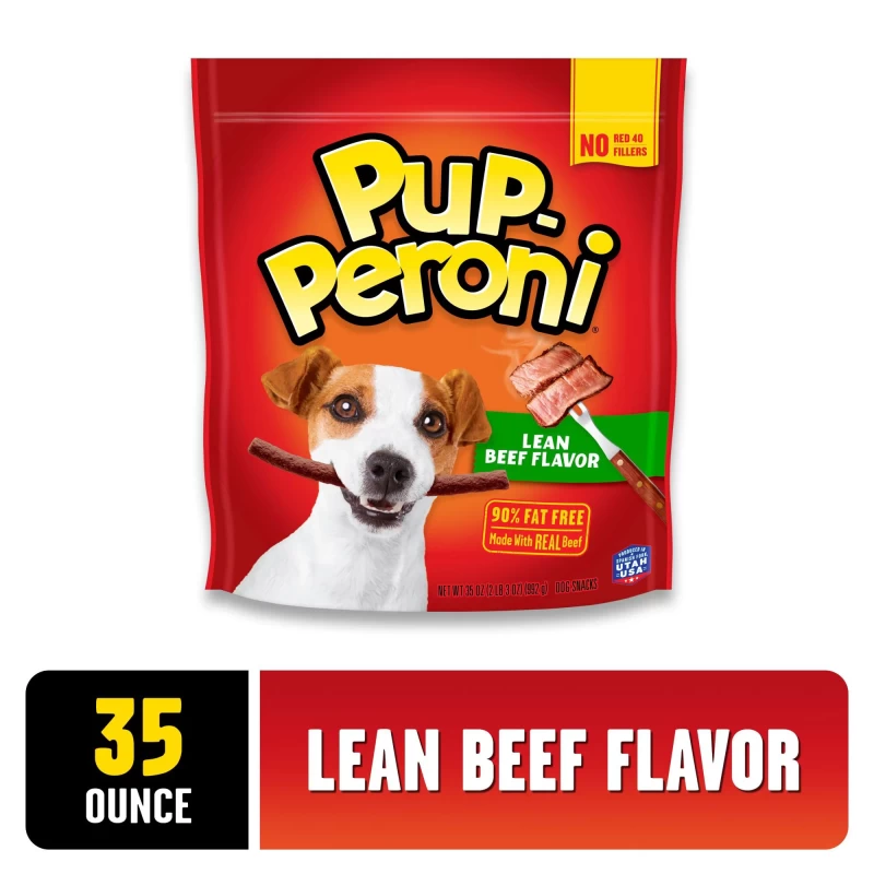 Pup-Peroni Lean Beef Flavor Dog Treats, 35oz Bag