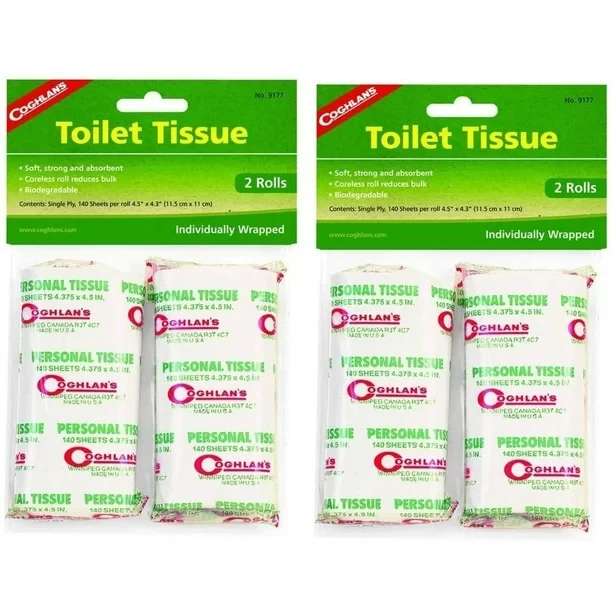 Coghlan's 9177 Toilet Tissue - 4 Pack