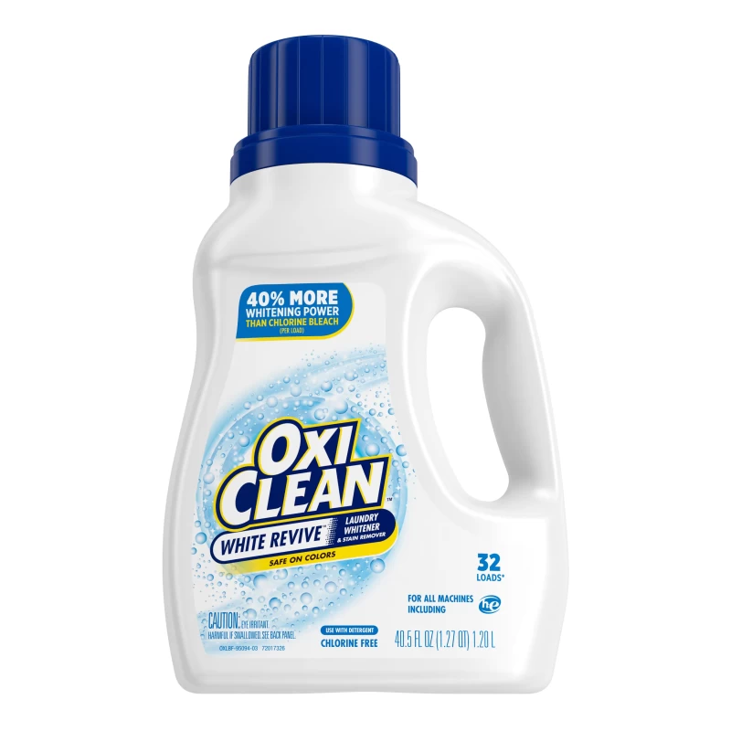 OxiClean White Revive Liquid Laundry Whitener + Stain Remover, 40.5oz
