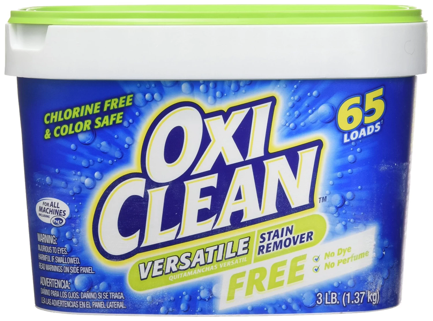 OxiClean Versatile Stain Remover Free, 3 Lbs, Green