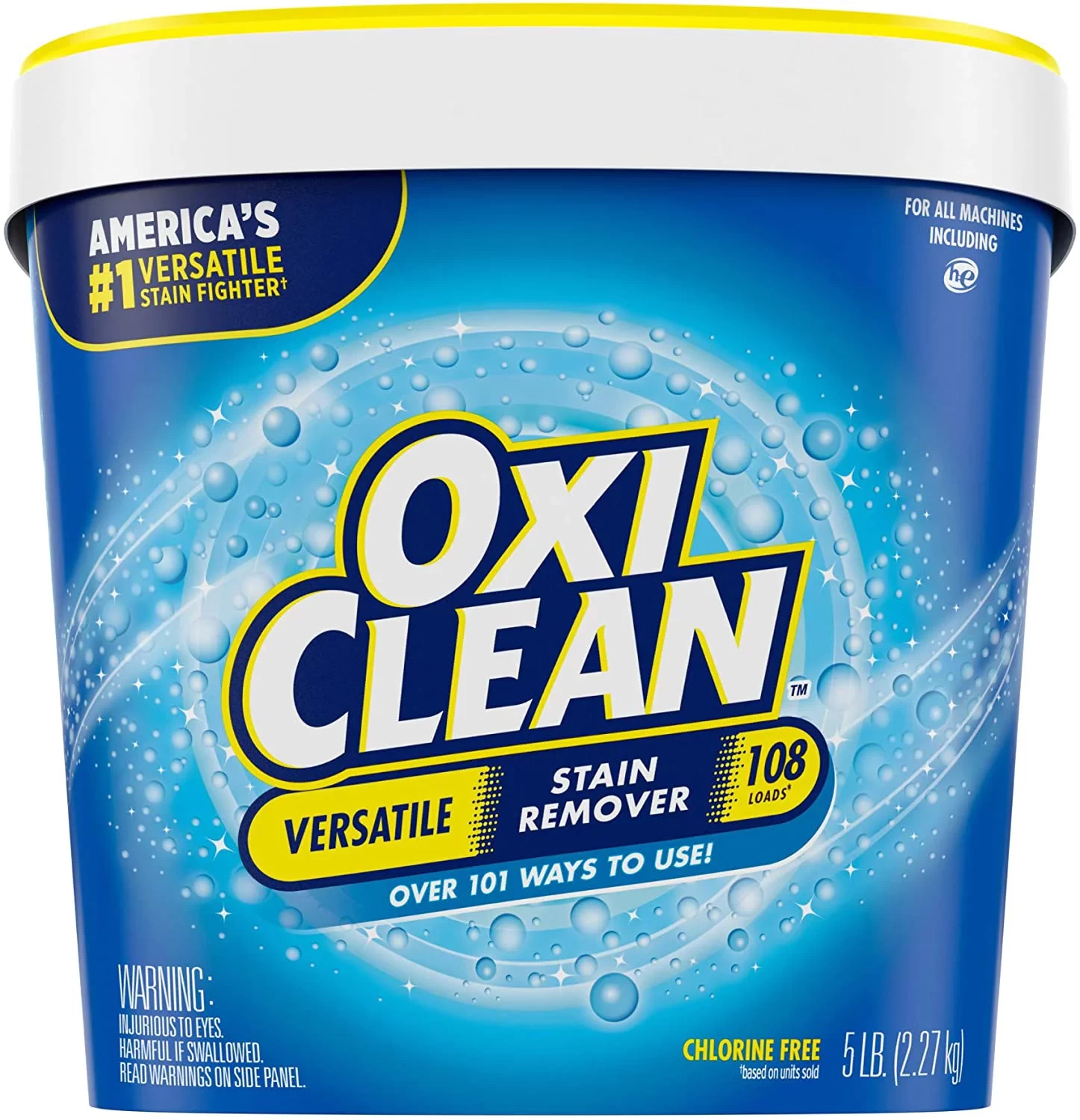 OxiClean Versatile Stain Remover Powder, 5 Pounds