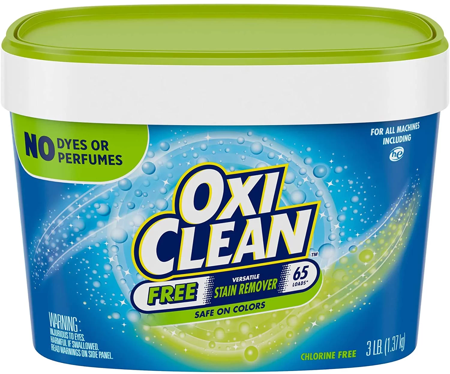 OxiClean Versatile Stain Remover Free, 3 lbs.