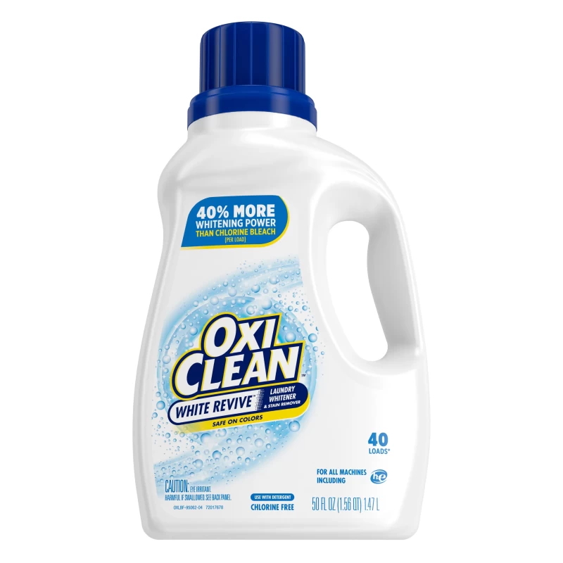 OxiClean White Revive Liquid Laundry Whitener + Stain Remover, 50oz